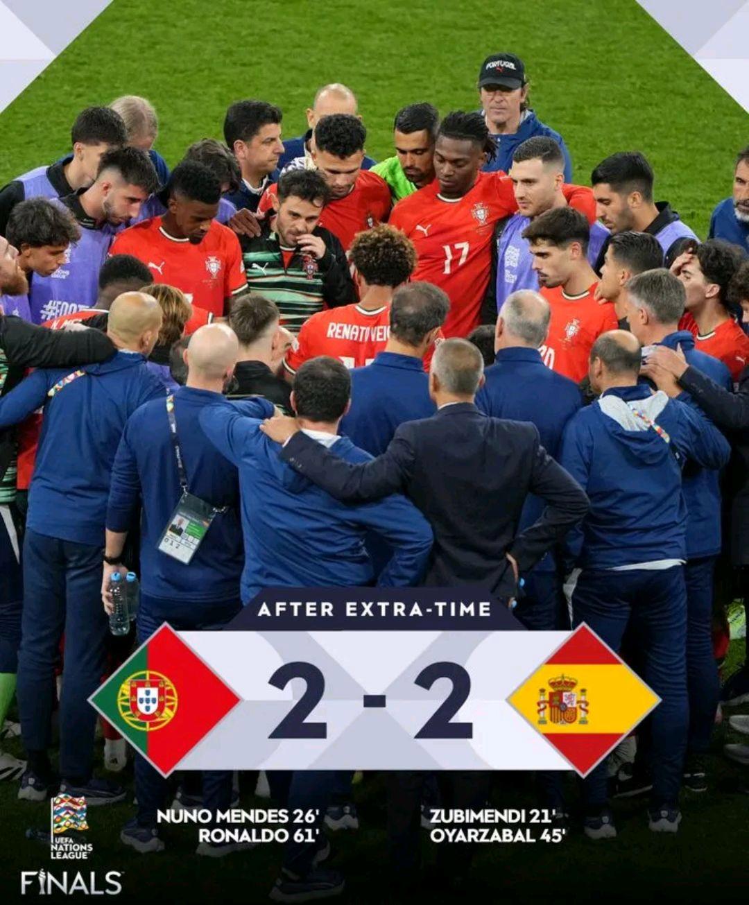 葡萄牙豪取胜利，击败西班牙晋级四强