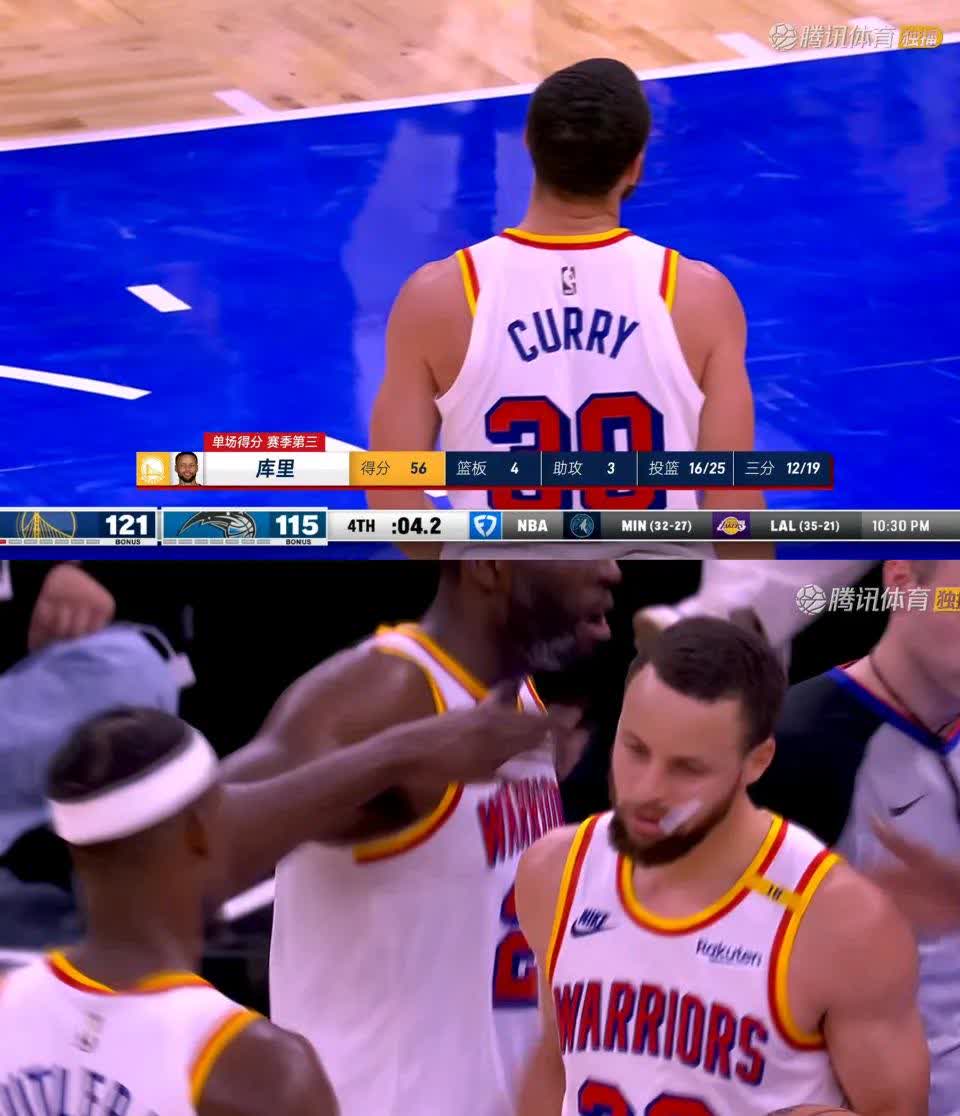 勇士客场惊险逆转击败魔术